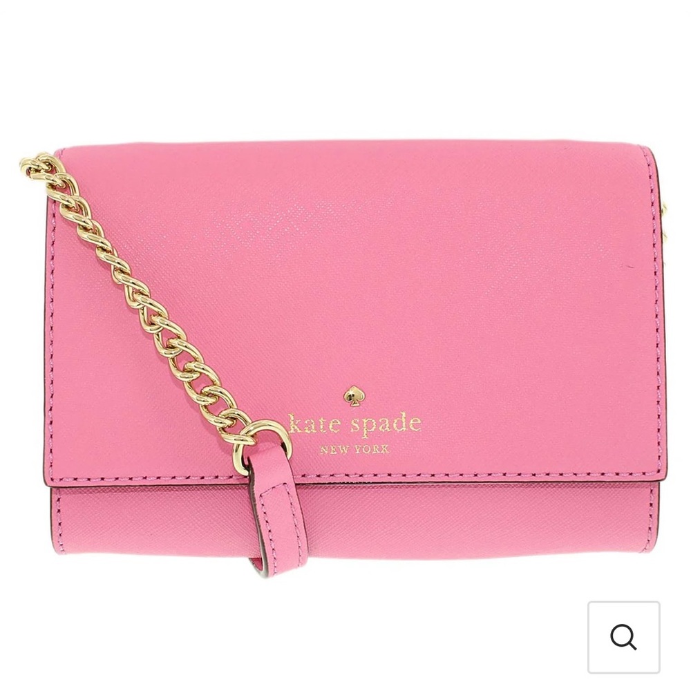 Kate Spade Cedar Street Cami chain strap pink leather crossbody shoulder bag